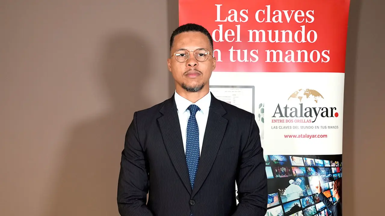François Mbongo Rafemo Bourdette, ministro de Industria de Gabón – PHOTO/ATALAYAR&nbsp;