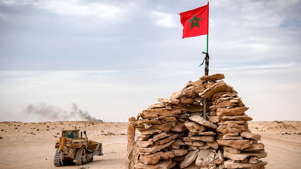 Carretera entre Marruecos y Mauritania en Guerguerat, ubicada en el Sahara Occidental - AFP/FADEL SENNA