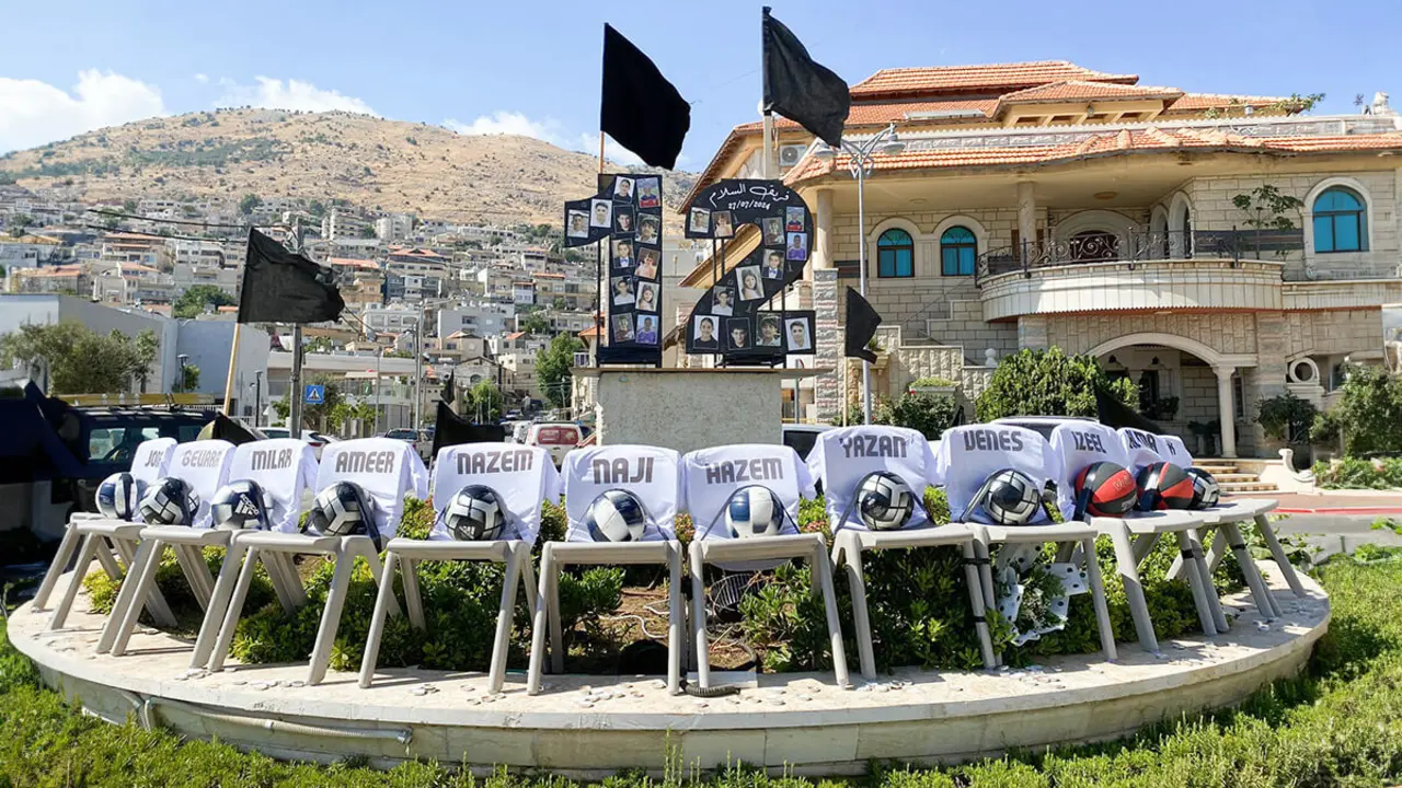 Homenaje a los 12 menores asesinados por Hezbolá en Majdal Shams, Israel - ATALAYAR/MARGARITA ARREDONDAS