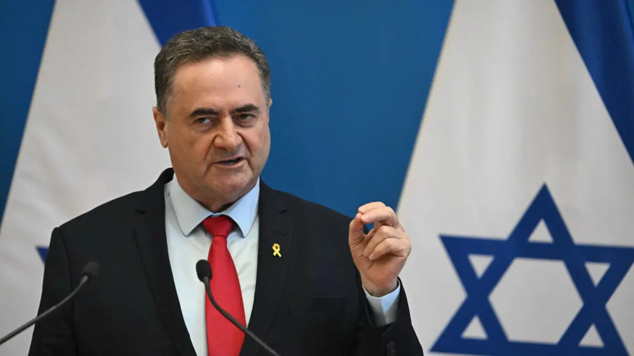El ministro de Asuntos Exteriores de Israel, Israel Katz - Attila KISBENEDEK / AFP
