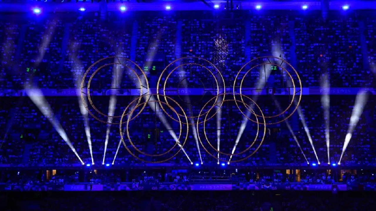 La ceremonia de clausura de los Juegos Olímpicos de París se celebra en el Stade de France de Saint-Denis, Francia, el 11 de agosto de 2024 - PHOTO/Takuya Matsumoto/Yomiuri/The Yomiuri Shimbun vía AFP