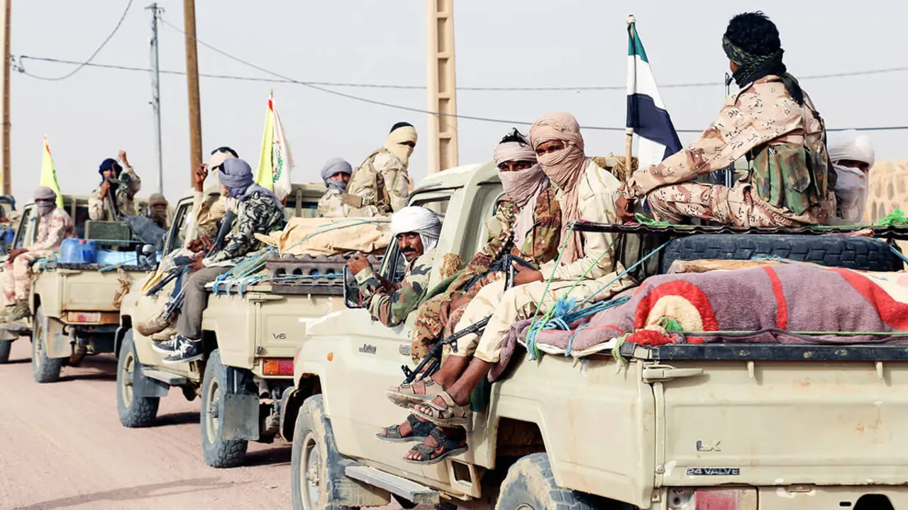 Combatientes tuaregs de la Coordinación de Movimientos del Azawad (CMA) - AFP/ARCHIVO