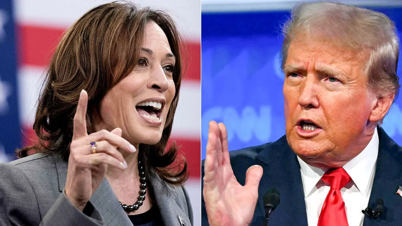 Combinación de imágenes de archivo de la &nbsp;candidata presidencial demócrata de 2024, Kamala Harris, y del &nbsp;expresidente estadounidense y candidato presidencial republicano Donald Trump - AFP/ BRENDAN SMIALOWKI Y &nbsp;ANDREW CABALLERO-REYNOLDS