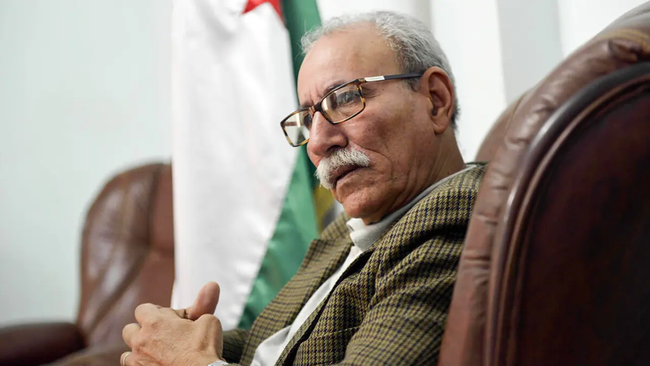 Brahim Ghali, representante de la autoproclamada República Árabe Saharaui Democrática y líder del Frente Polisario - AFP/RYAD KRAMDI