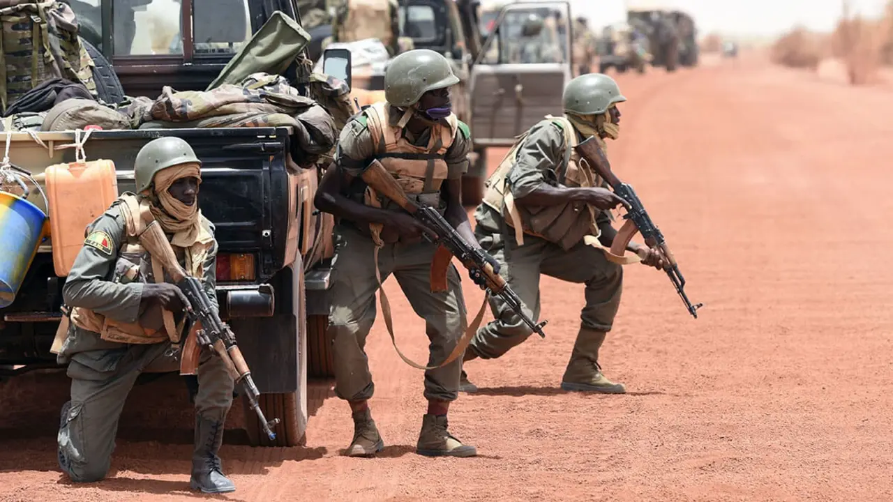 Soldados de las Fuerzas Armadas de Mali - AFP/ PHILIPPE DESMAZES