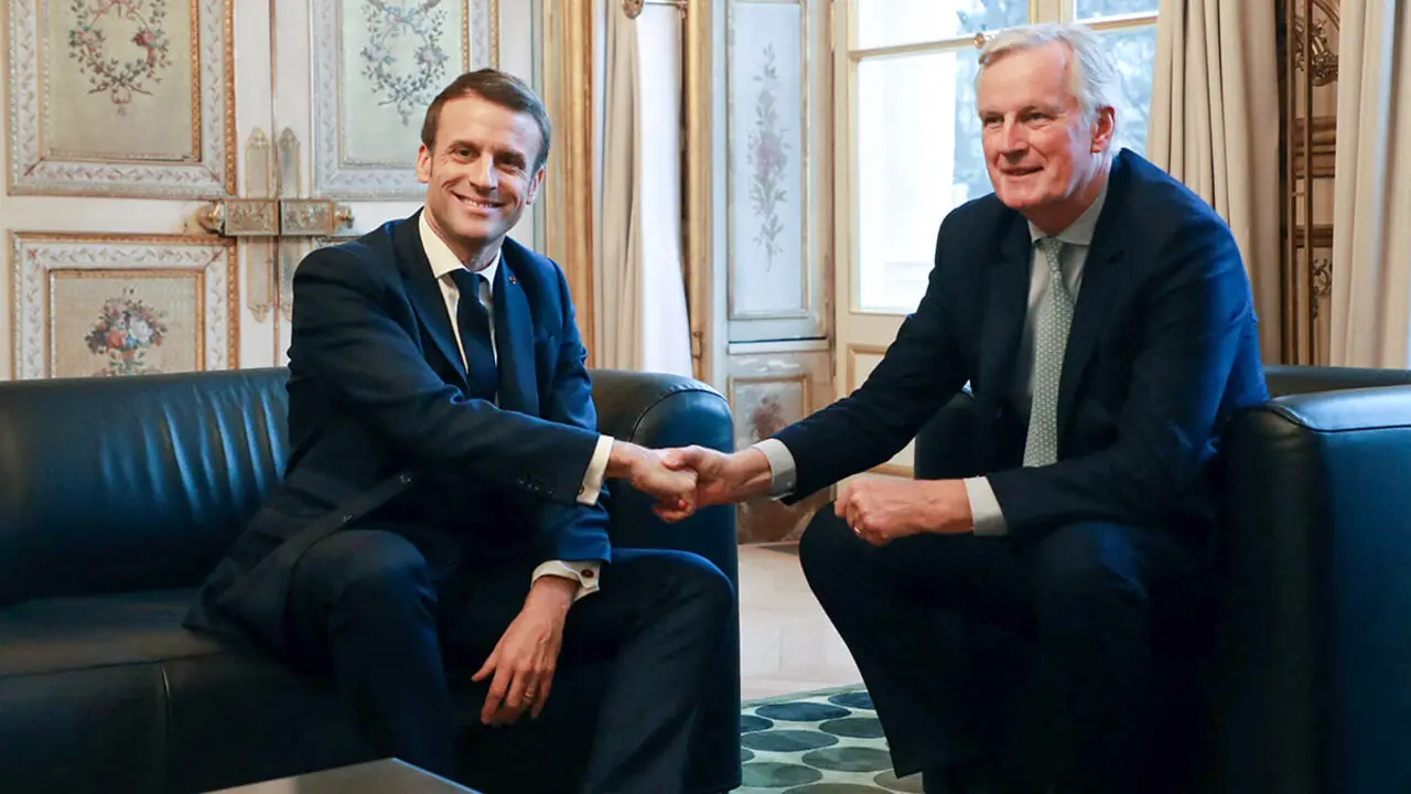 <p>Michel Barnier fue nombrado nuevo primer ministro de Francia, anunció el palacio del Elíseo el 5 de septiembre de 2024, casi dos meses después de que las elecciones legislativas dejaran al país en un punto muerto político - AFP/LUDOVIC MARIN&nbsp;</p>
