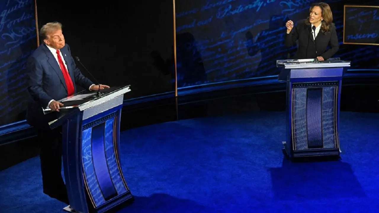Debate entre Donald Trump y Kamala Harris - PHOTO/AFP/SAUL LOEB