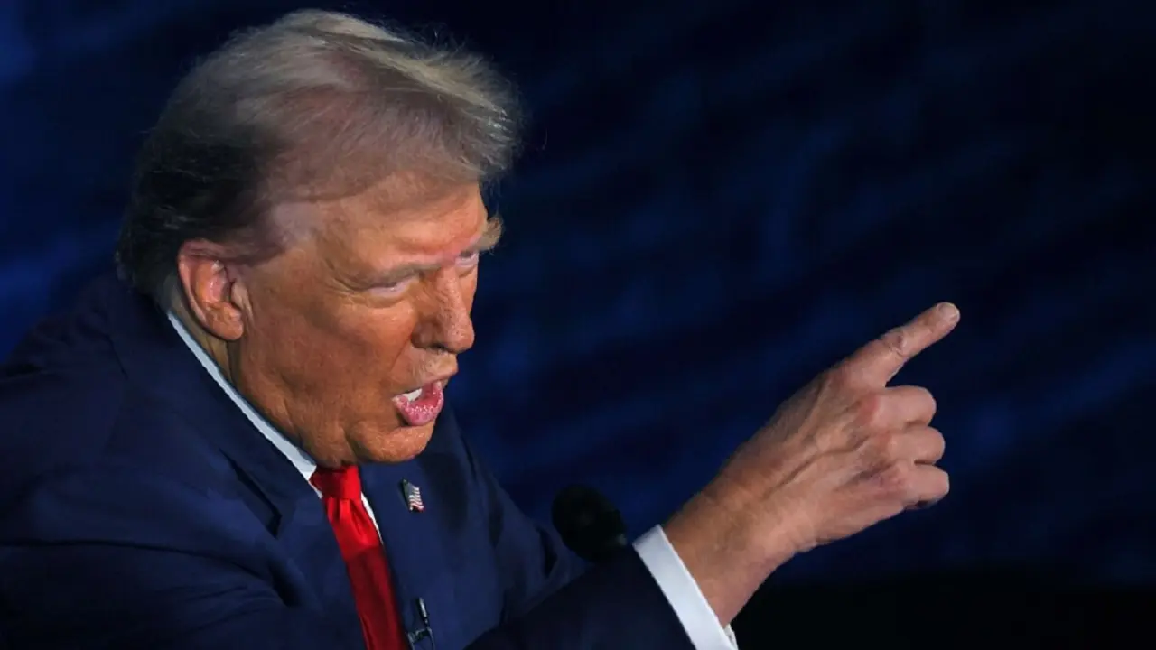 Donald Trump en el debate con Kamala Harris - PHOTO/REUTERS/BRIAN SNYDER