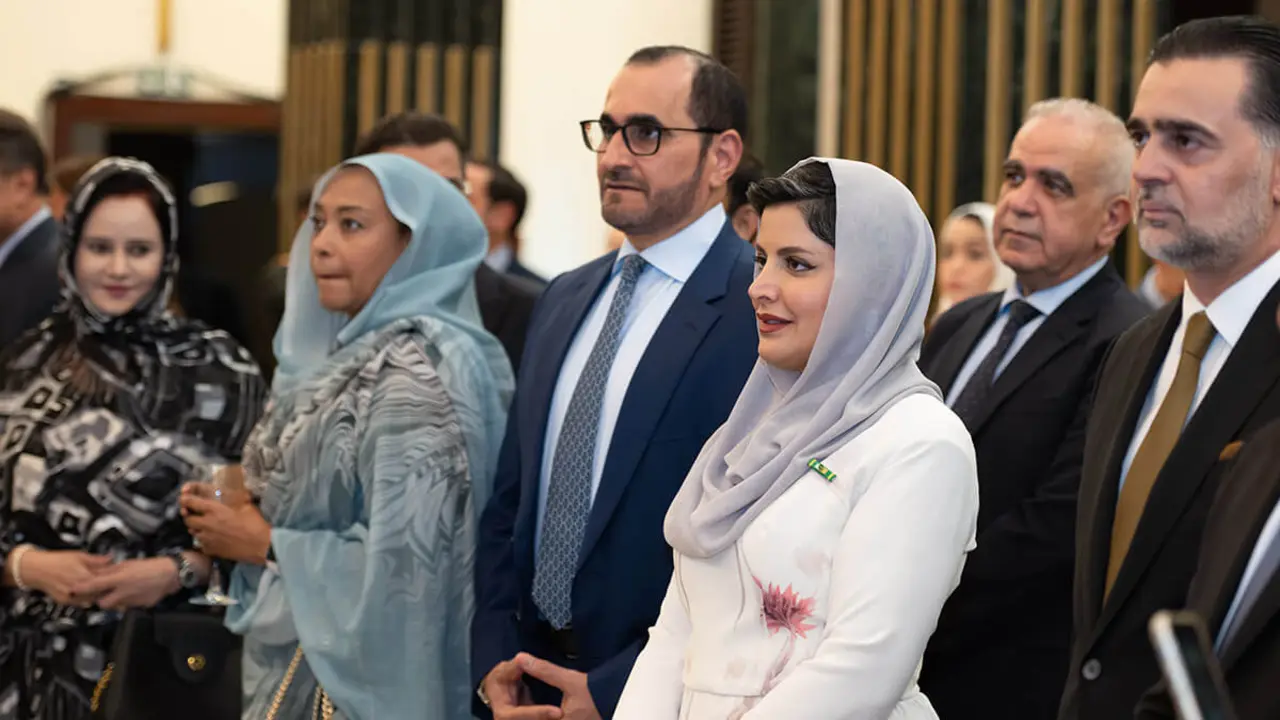 Celebración en Madrid del 94º aniversario de la fundación del Reino de Arabia Saudí – PHOTO/ATALAYAR/GUILLERMO LÓPEZ