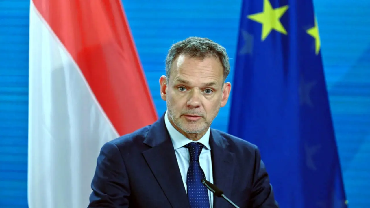<p>El ministro de Asuntos Exteriores holandés, Caspar Veldkamp -&nbsp;RALF HIRSCHBERGER / AFP</p>
