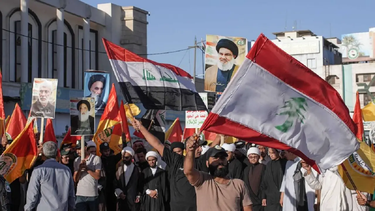 Partidarios de Hezbolá en el Líbano - PHOTO/AFP/QASSEM AL-KAABI