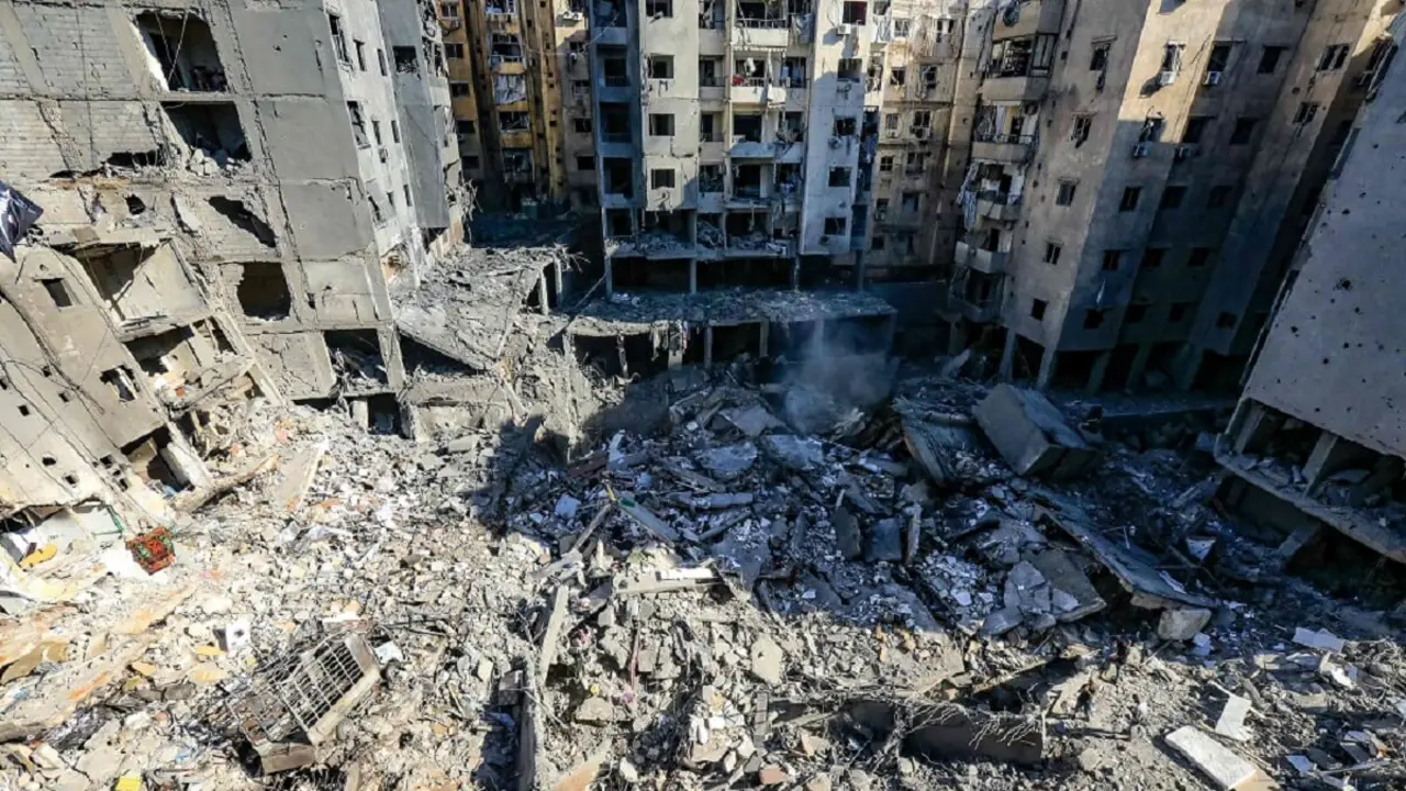 Imagen de ataque de Israel sobre el Líbano - PHOTO/AFP