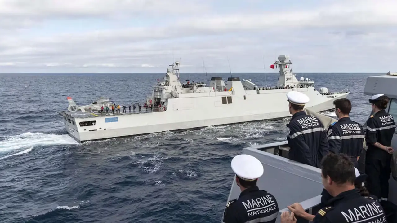 La primera fase de los ejercicios partirá del puerto de Casablanca, donde unidades de la flota naval francesa se reunirán con las marroquíes - PHOTO/ REDES SOCIALES
