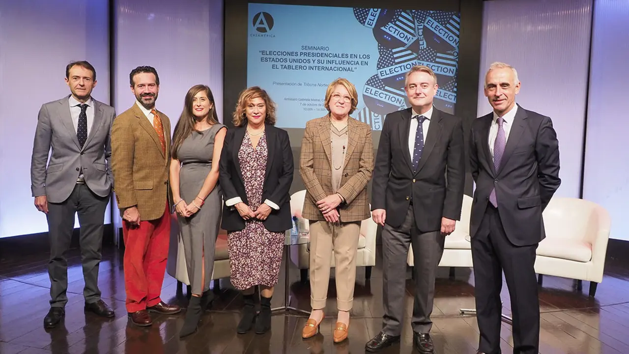 <p>Seminario “Elecciones presidenciales en EE. UU. y su influencia en el tablero internacional” - PHOTO/ @casamerica &nbsp;</p>
