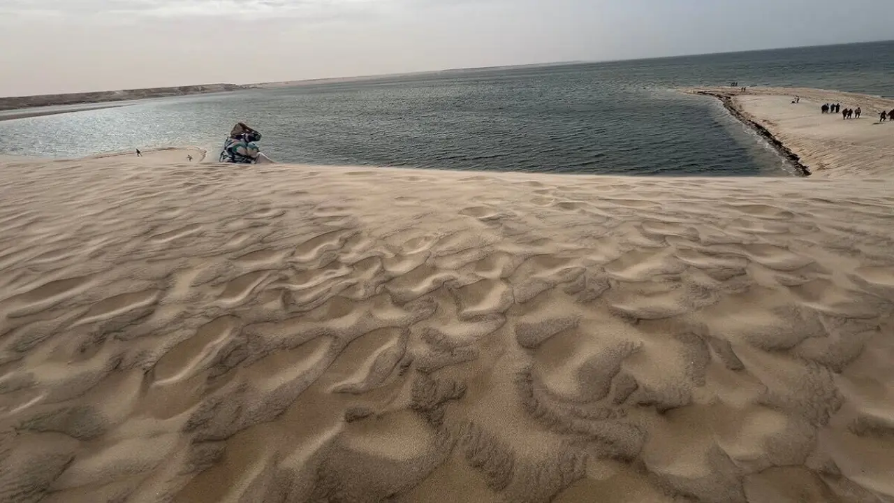 Duna blanca en Dajla - PHOTO/ATALAYAR