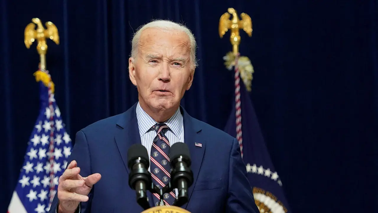 El presidente de Estados Unidos, Joe Biden, en una rueda de prensa tras el ataque en Nueva Orleans - REUTERS/ KEN CEDENO
