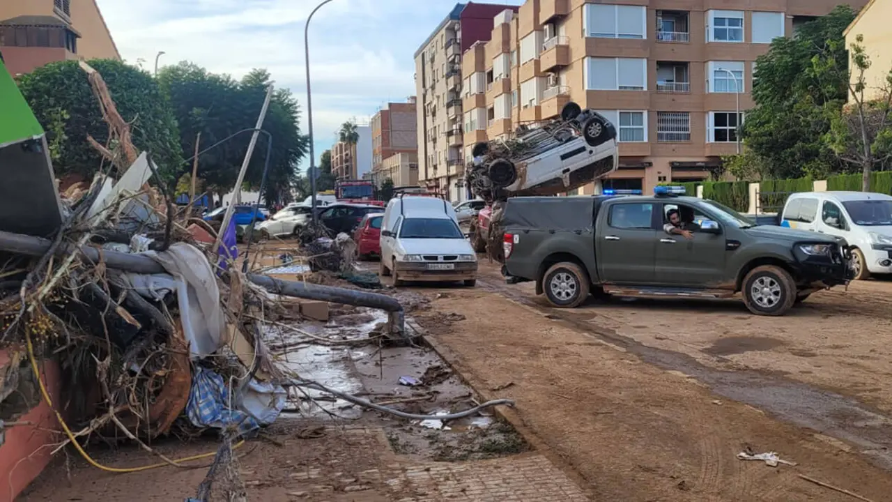Lo que se encontraron los bomberos de toda España, y los militares de la Guardia Real, de Infantería de Marina, de la Fuerza Aérea, de la UME, en los primeros días - PHOTO/Arturo García