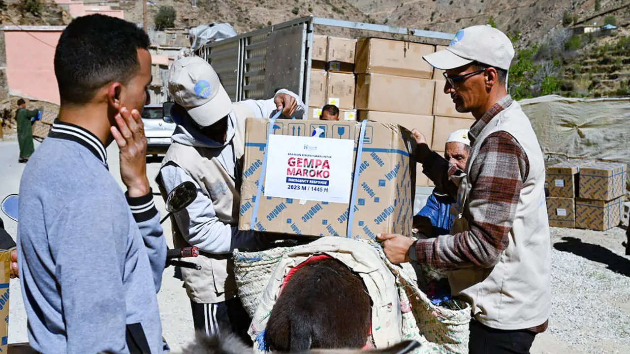 Ayuda humanitaria en África de Marruecos