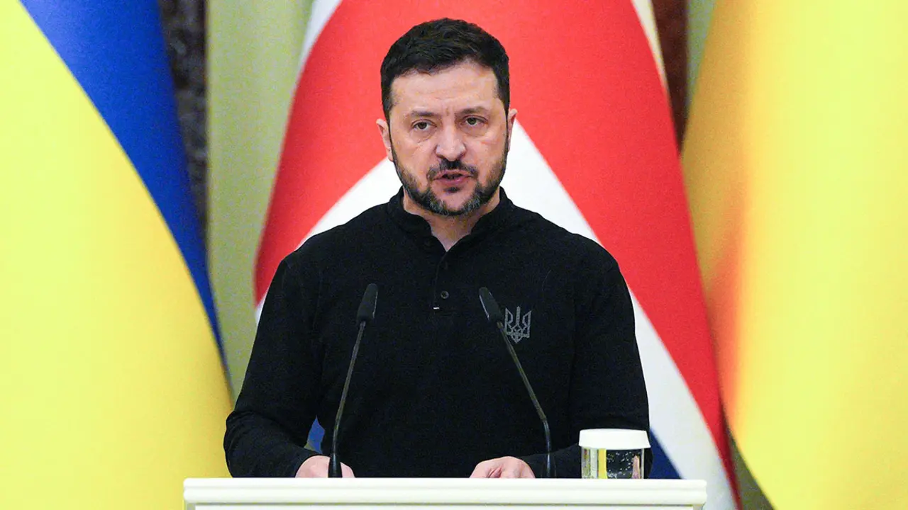 El presidente ucraniano Volodymyr Zelensky - REUTERS/ CARL COURT