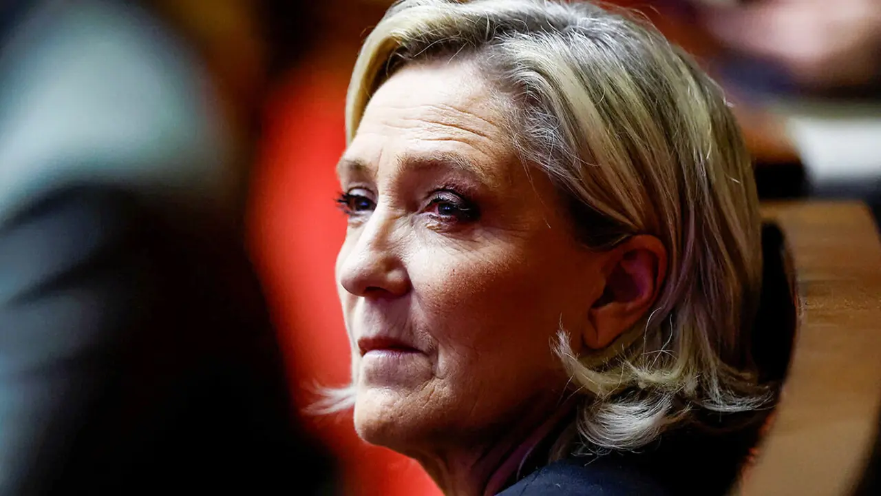 La líder de del partido de extrema derecha francés Agrupamiento Nacional (Rassemblement National - RN), Marine Le Pen - REUTERS/ SARAH MEYSSONNIER