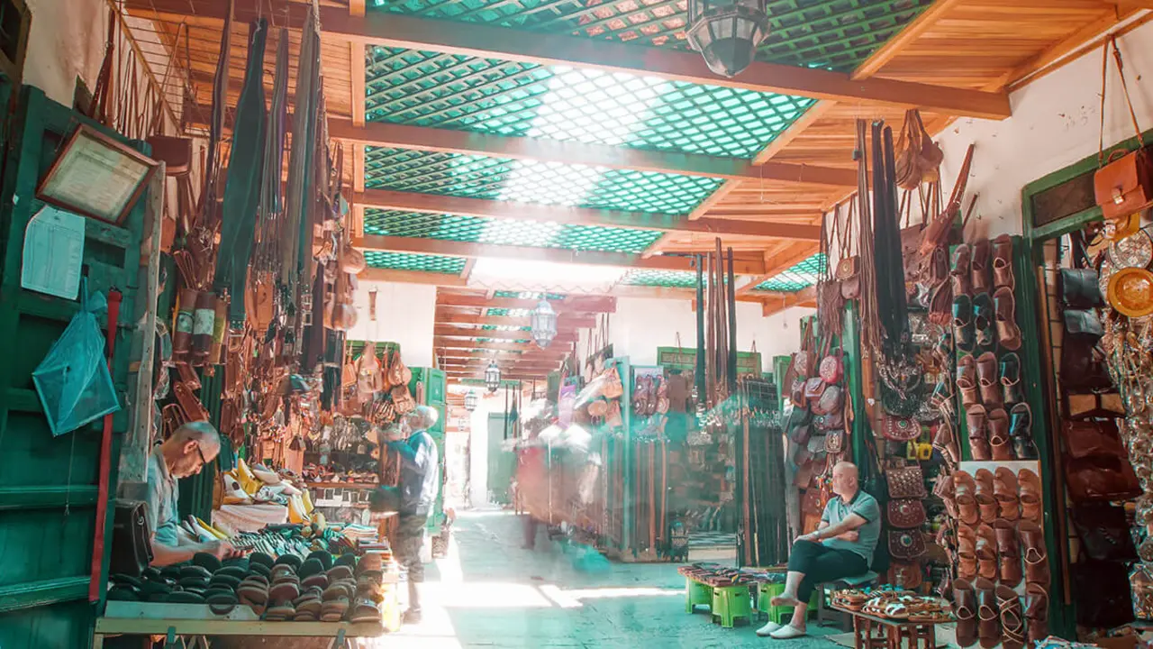 Mercado de productos tradicionales en Tetuán, Marruecos - PHOTO/CRITTA
