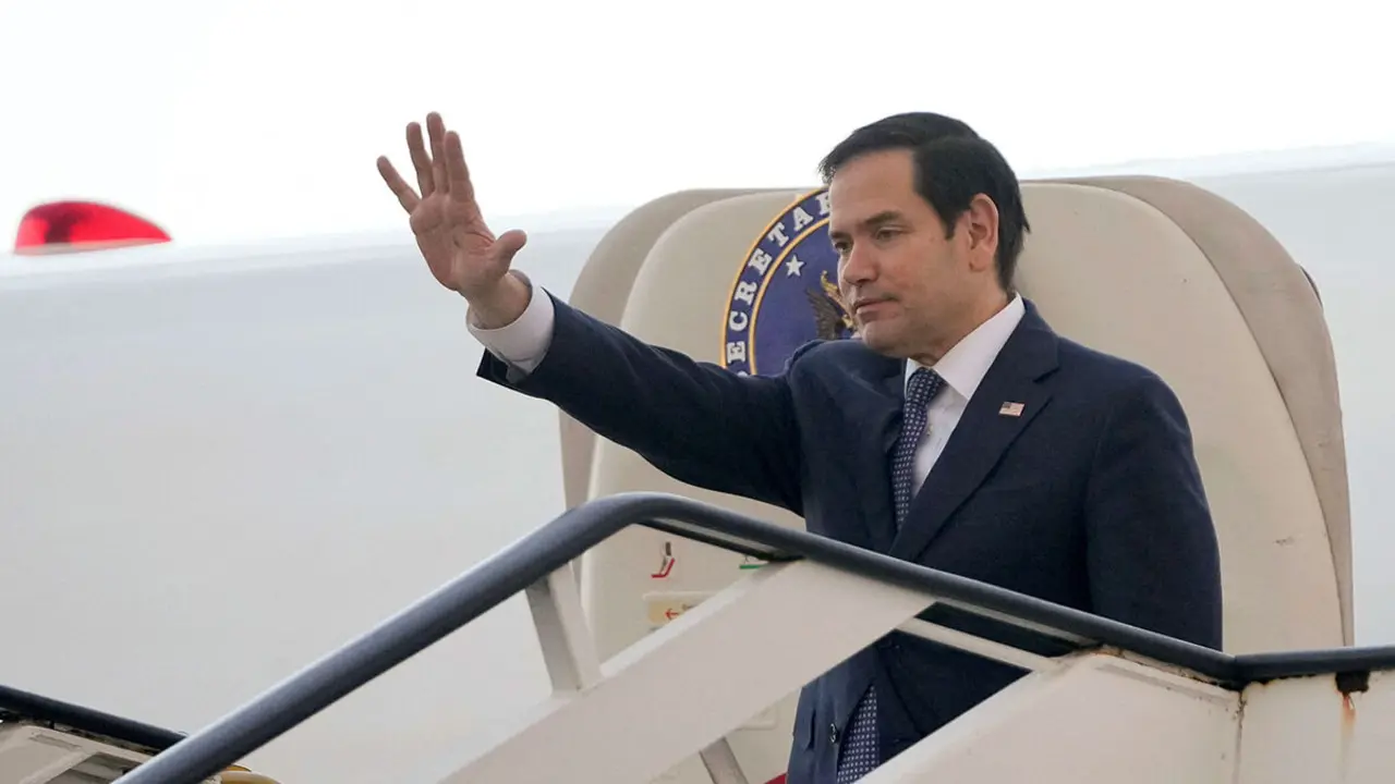 El secretario de Estado de Estados Unidos, Marco Rubio - REUTERS/ MARK SCHIEFELBEIN