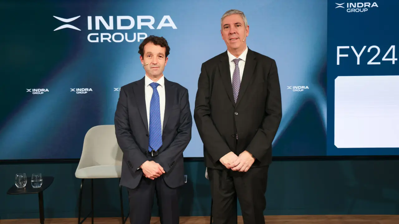 Ángel Escribano y José Vicente de los Mozos - PHOTO/INDRA GROUP