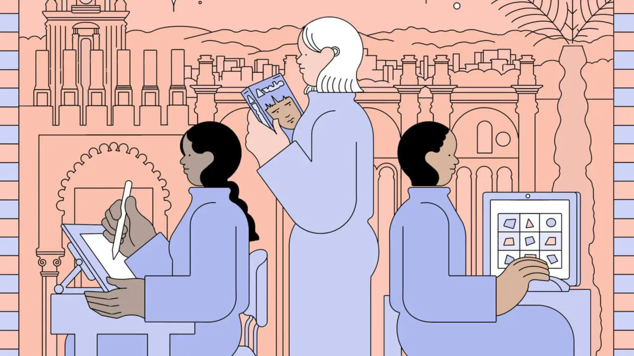 El cartel de esta primera edición ha sido realizado por Nadia Hafid (Tarrassa, 1990), ilustradora de ascendencia marroquí cuyas obras han sido varias veces portada en ‘El País’, además de aparecer en artículos en medios internacionales como ‘The New York Times’, ‘The Economist’, ‘The New Yorker’ y ‘The Washington Post’, entre otros.
