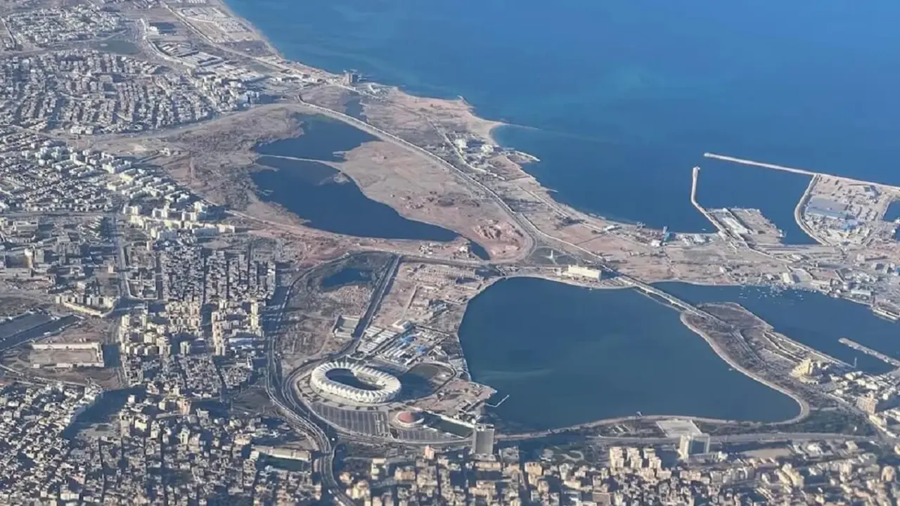 Vista aérea de Bengasi