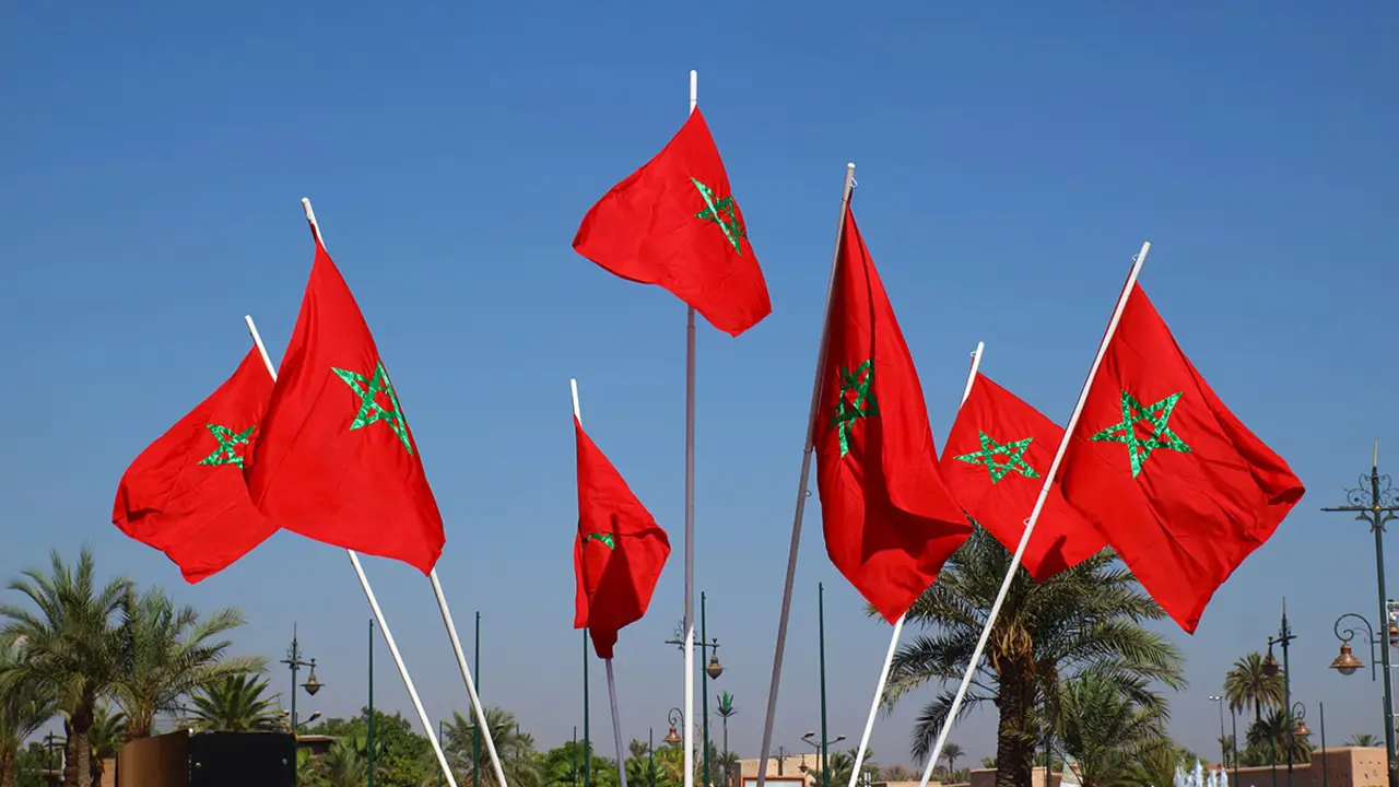Banderas de Marruecos - <a href="https://depositphotos.com/es/?/">Depositphotos</a>