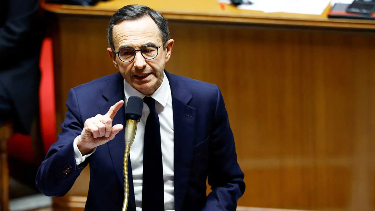 <p>El ministro del Interior francés, Bruno Retailleau - REUTERS/ SARAH MEYSSONNIER</p>
