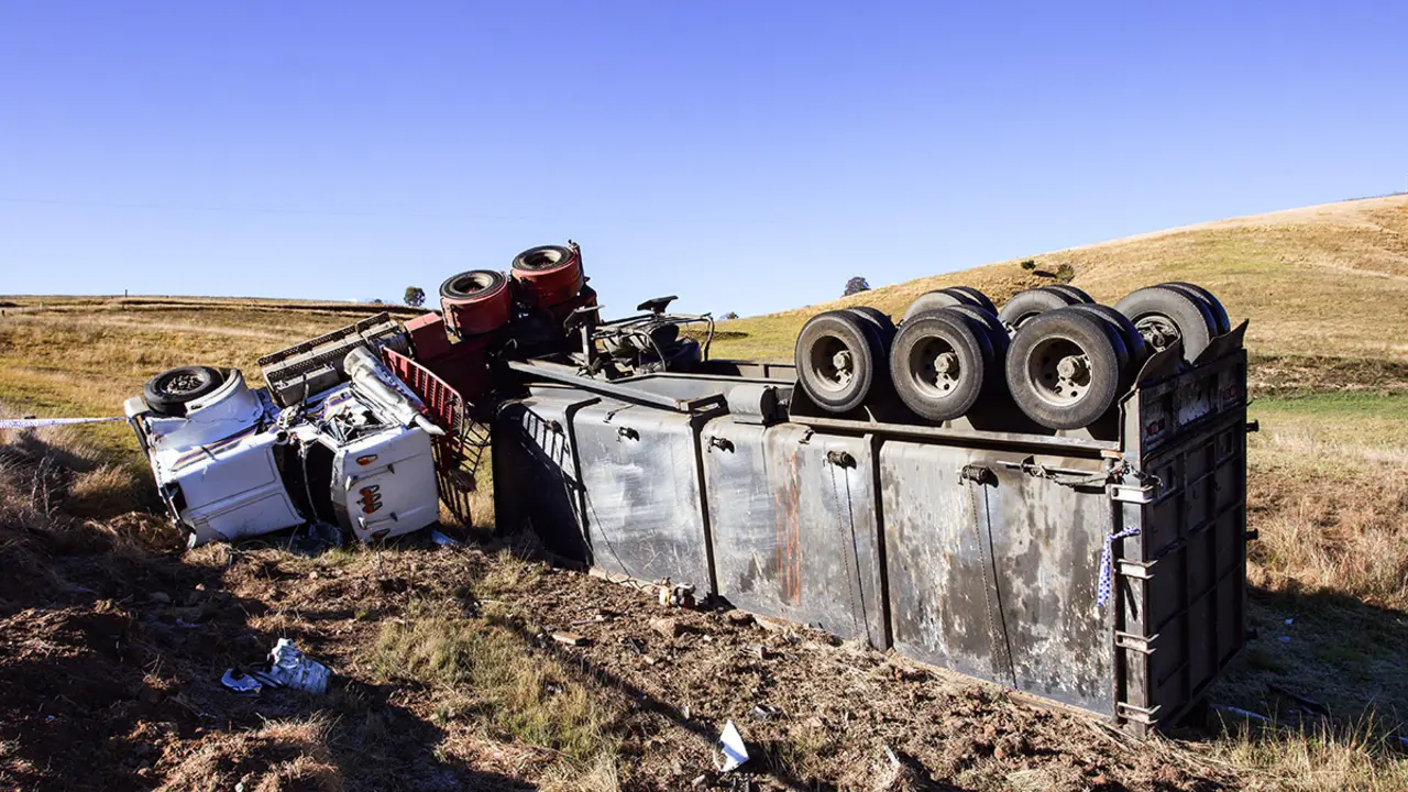 Accidente de camión