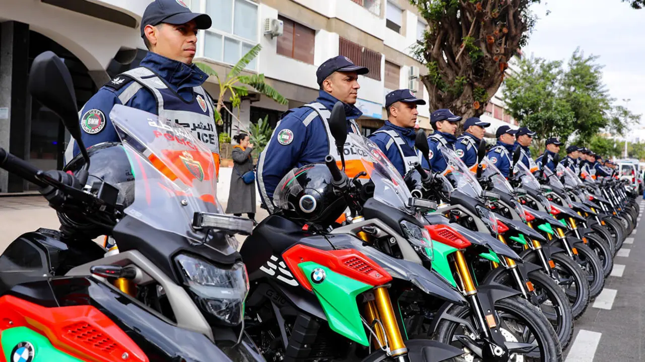 Miembros de la Dirección General de Seguridad Nacional (DGSN) de Marruecos - PHOTO/@DGSN_MAROC