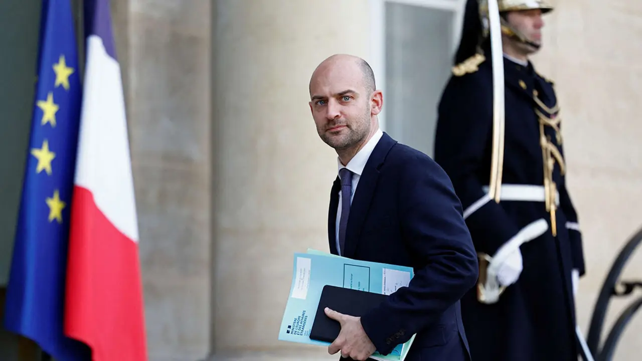 <p>El ministro francés para Europa y Asuntos Exteriores, Jean-Noël Barrot - REUTERS/ABDUL SABOOR&nbsp;</p>

