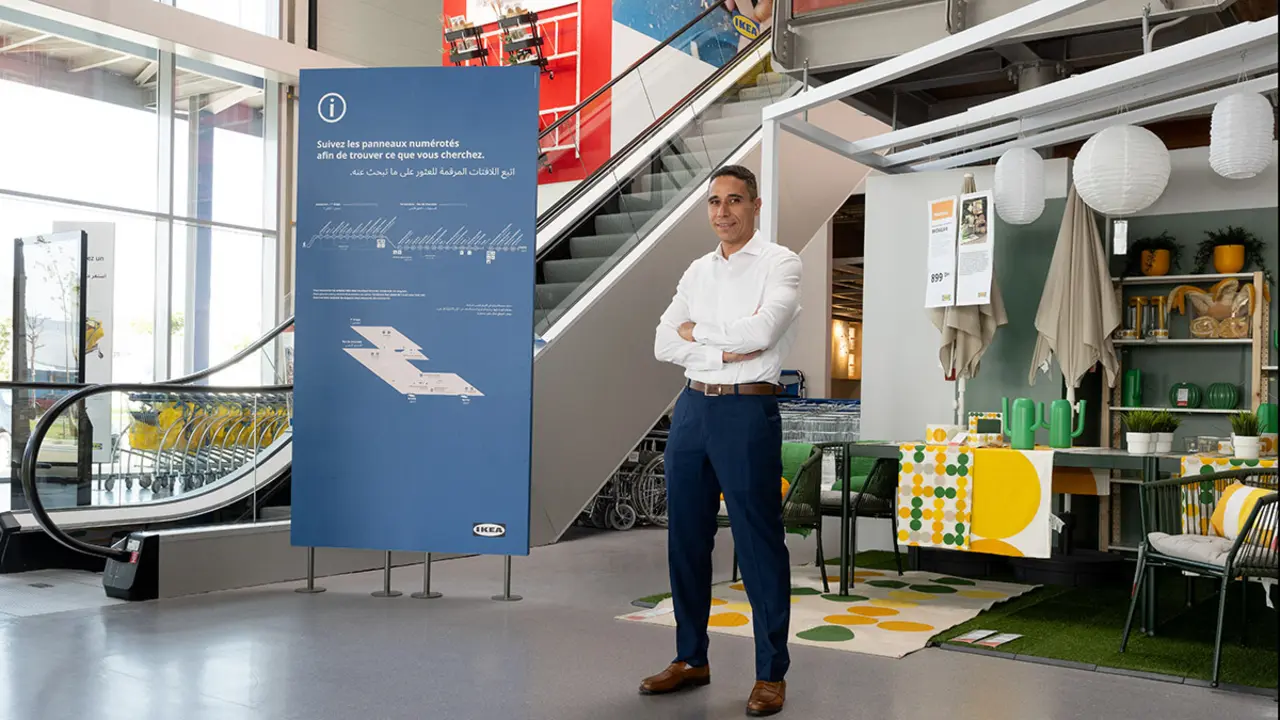 Chakir Berrada, director gerente de IKEA Tetuán - ATALAYAR/GUILLERMO LÓPEZ
