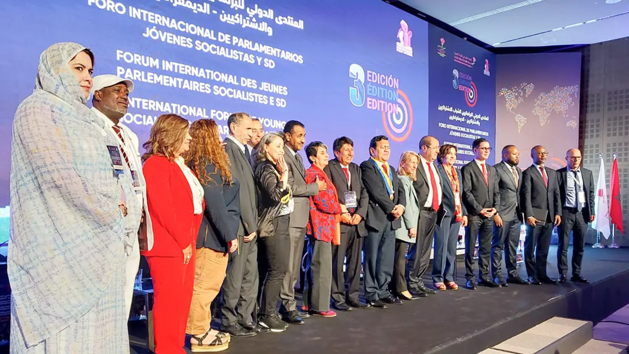 Foro socialista en Marrakech
