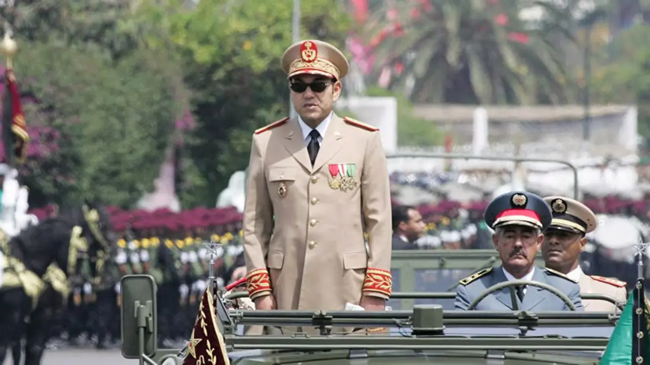 El rey Mohammed VI, Comandante Supremo y Jefe del Estado Mayor de las FAR -PHOTO/ MAP