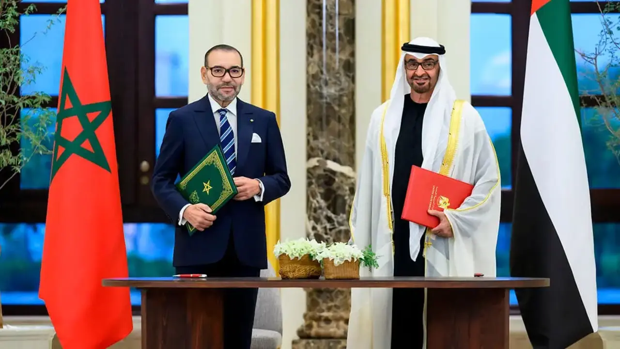 Mohamed VI y Mohamed bin Zayed al-Nahyan