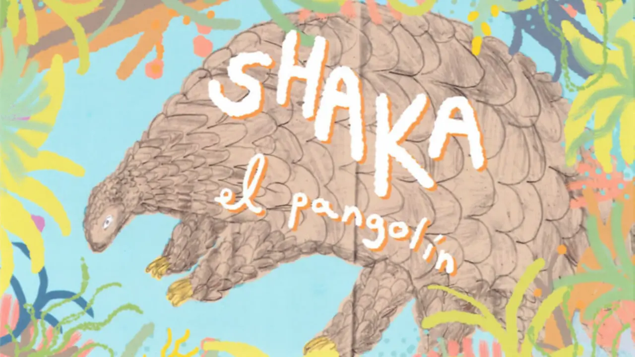 Portada del&nbsp;cuento infantil Shaka el pangolín