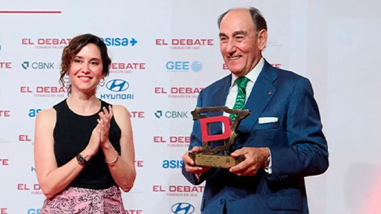 Isabel Díaz-Ayuso e Ignacio Galán