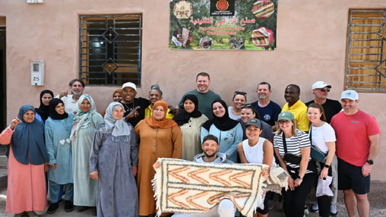 Las increíbles mujeres de la Cooperativa Zarbiat Achbarou e invitados visitantes, una celebración de conexión, cultura y empoderamiento comunitario - PHOTO/HAF/2025