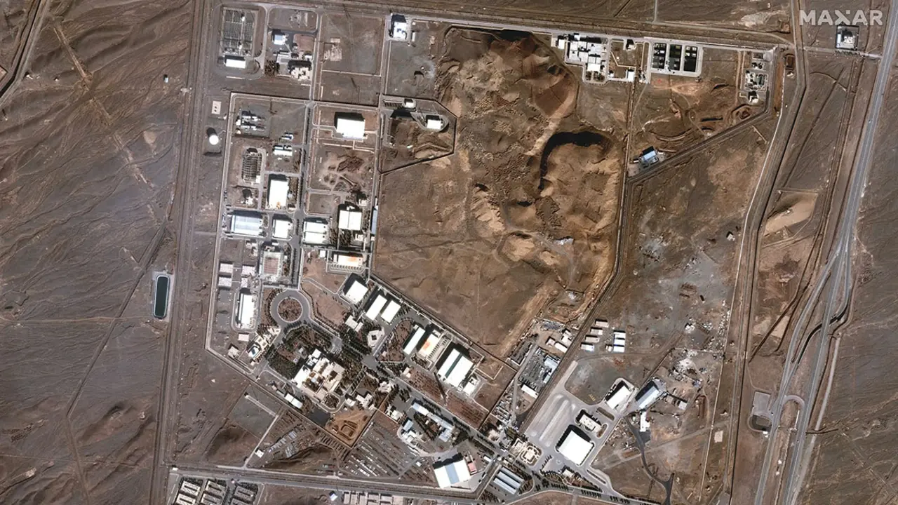 Una imagen satelital muestra la instalación nuclear de Natanz en Irán en esta imagen del 24 de enero de 2025 - PHOTO/ Maxar Technologies vía REUTERS