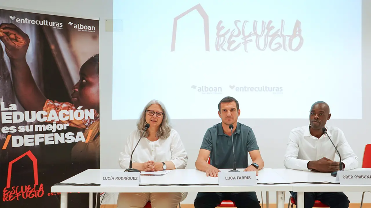 Rueda de prensa por el&nbsp;Día Mundial de las Personas Refugiadas,en la sede de la ONG Entreculturas - PHOTO/ Entreculturas.