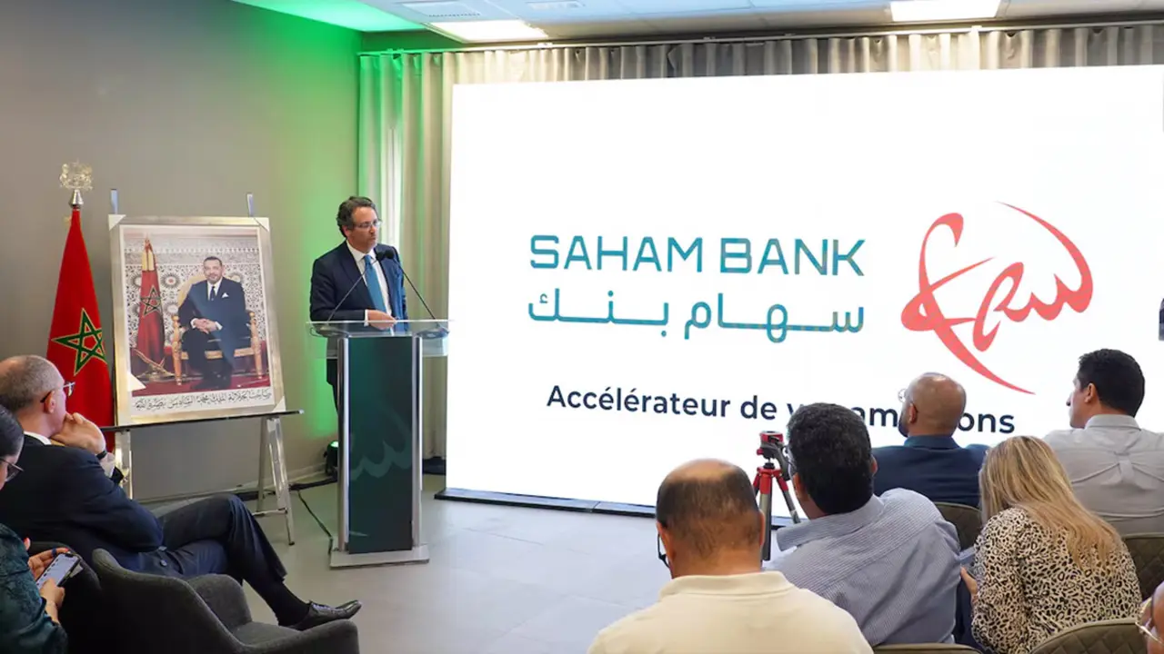 Saham Bank, antigua Société Générale de Marruecos, organizó una conferencia de prensa el 18 de junio de 2025 en Casablanca para presentar las principales orientaciones estratégicas de su desarrollo - PHOTO/ REDES SOCIALES