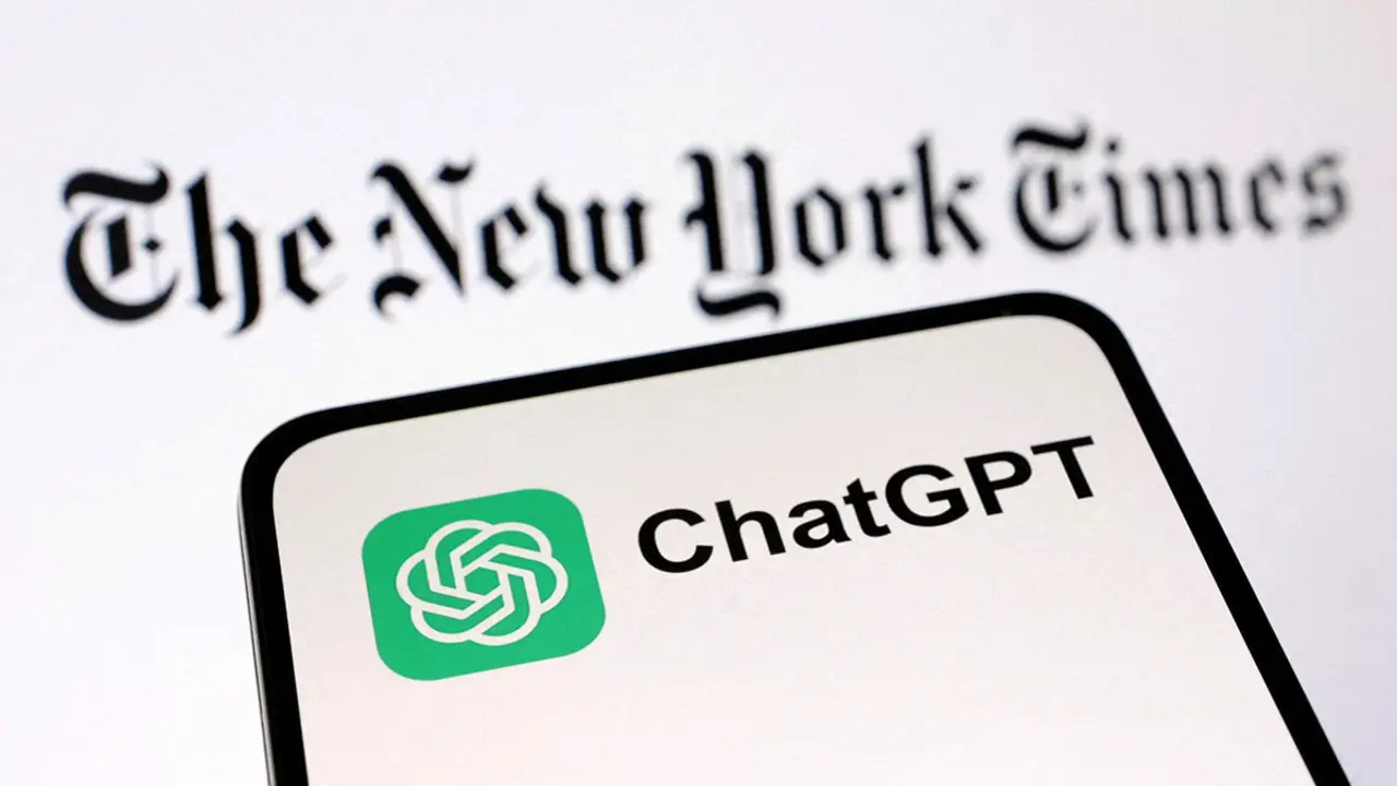 <p>Logotipos de ChatGPT y The New York Times - REUTERS/ DADO RUVIC&nbsp;</p>
