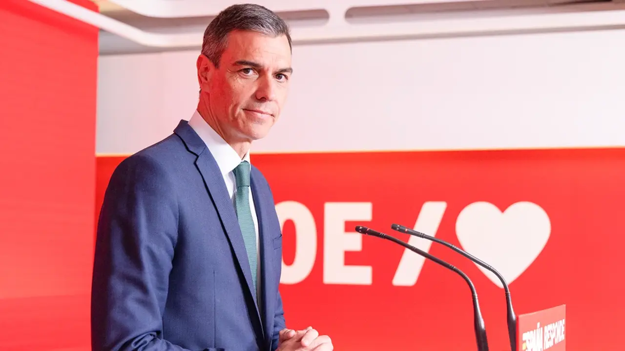 Sánchez ha anunciado que ha logrado un acuerdo histórico con la OTAN, porque permitirá a España seguir siendo un actor global de primer orden en defensa y seguridad y también en el ámbito económico y multilateral -&nbsp;PHOTO/PSOE-Eva Ercolanese