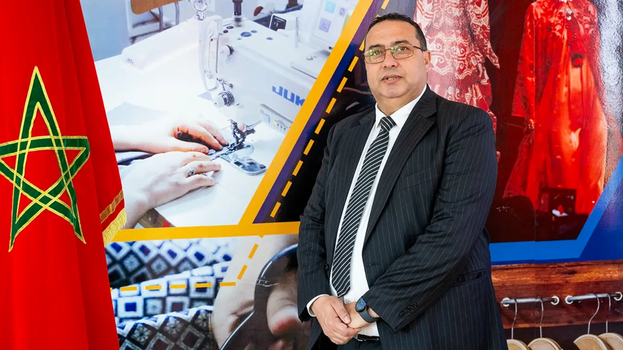 <p paraid="552163974" paraeid="{d30877a7-126f-491a-85b3-acc90dca7b73}{7}">Yassine Arroud, presidente de la Asociación Marroquí́ de Industrias Textiles y Confección (AMITH) - ATALAYAR/GUILLERMO LÓPEZ</p>
