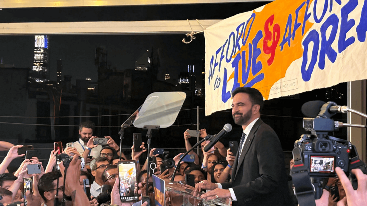 Zohran Mamdani, candidato "socialista-demócrata" a la Alcaldía de Nueva York - PHOTO/X/@ZohranKMamdani