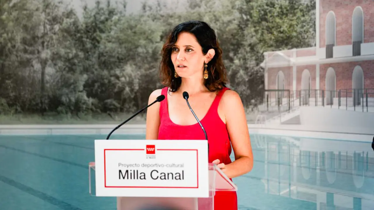 Isabel Díaz Ayuso presenta Milla Canal - PHOTO/COMUNIDAD DE MADRID