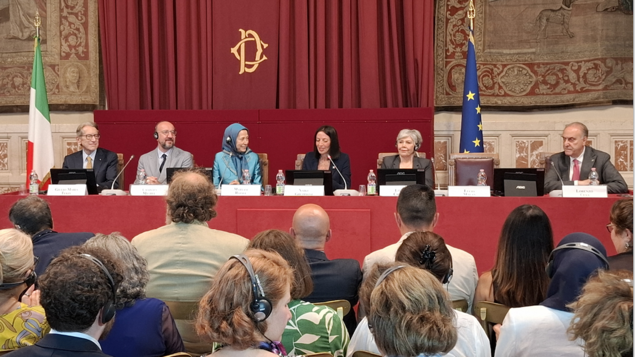 Maryam Rajavi roma